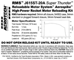 J615ST20A RMS-54/852 Reload Kit (1 Pack) - 106120