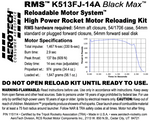 AeroTech K513FJ-14A RMS-54/1706 Reload Kit (1 Pack) - 115114